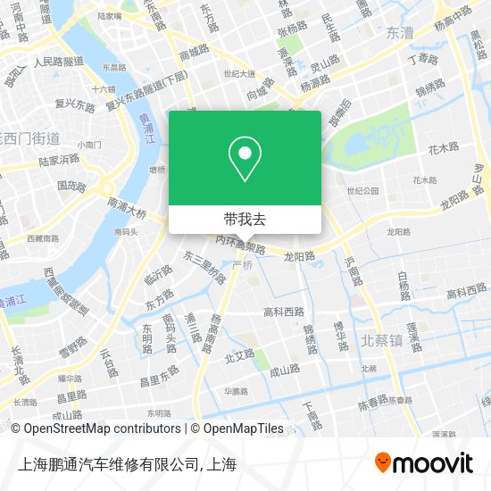 上海鹏通汽车维修有限公司地图