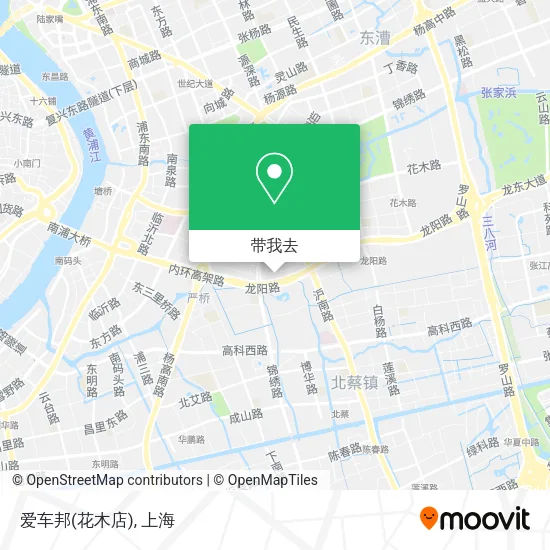 爱车邦(花木店)地图