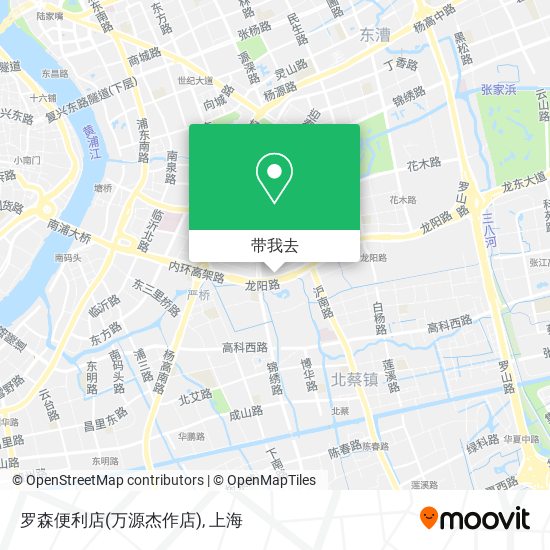 罗森便利店(万源杰作店)地图