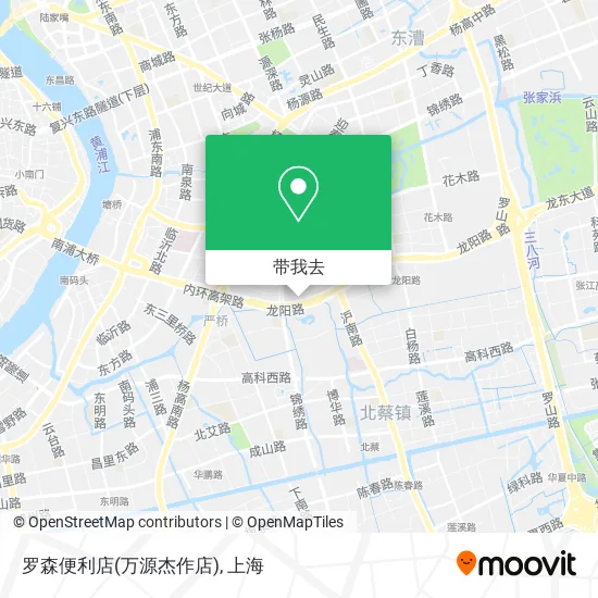 罗森便利店(万源杰作店)地图