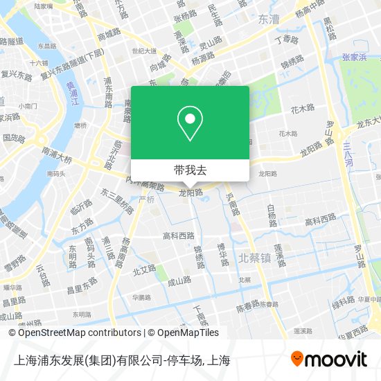 上海浦东发展(集团)有限公司-停车场地图