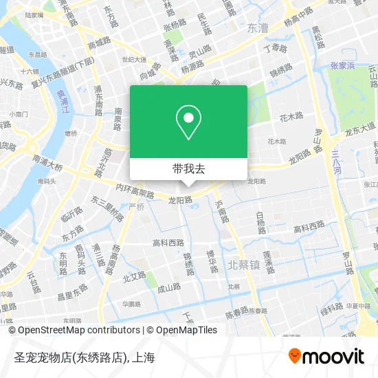 圣宠宠物店(东绣路店)地图
