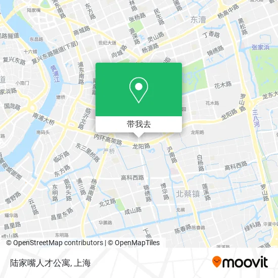 陆家嘴人才公寓地图