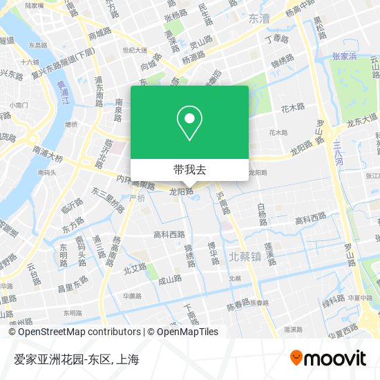 爱家亚洲花园-东区地图