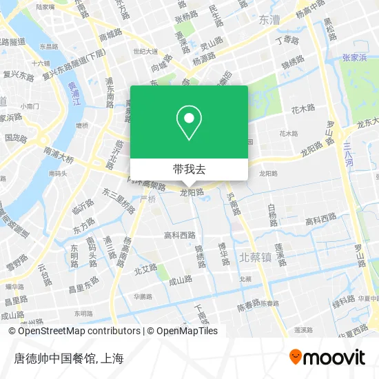 唐德帅中国餐馆地图