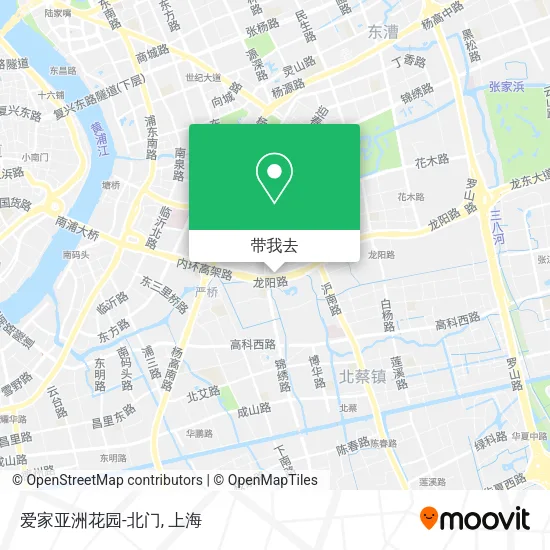 爱家亚洲花园-北门地图