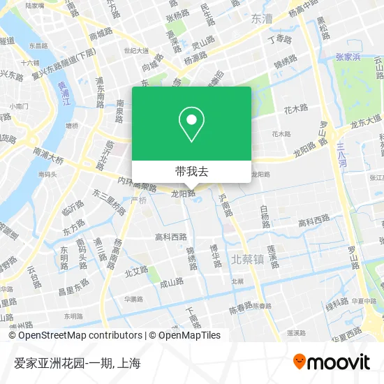 爱家亚洲花园-一期地图