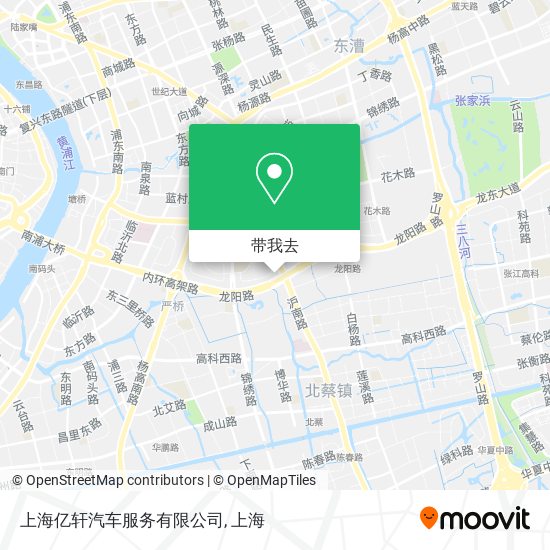 上海亿轩汽车服务有限公司地图