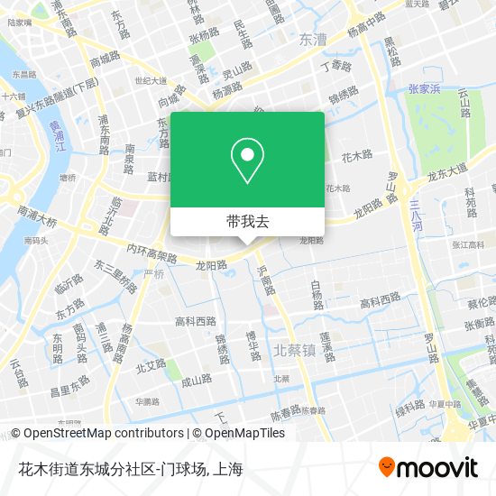 花木街道东城分社区-门球场地图