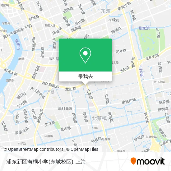浦东新区海桐小学(东城校区)地图