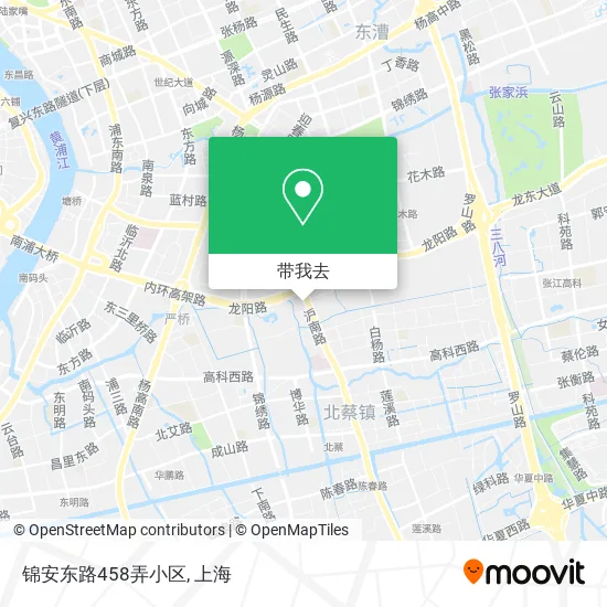 锦安东路458弄小区地图