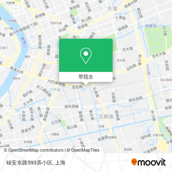 锦安东路593弄小区地图