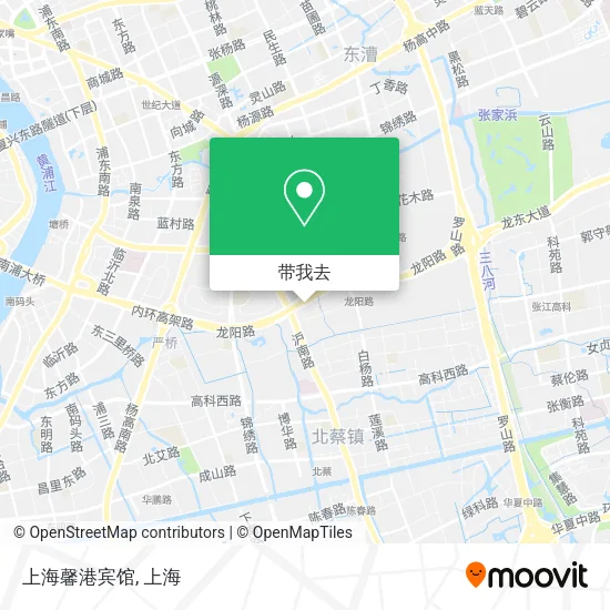 上海馨港宾馆地图
