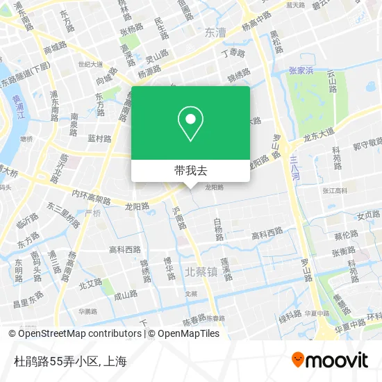 杜鹃路55弄小区地图