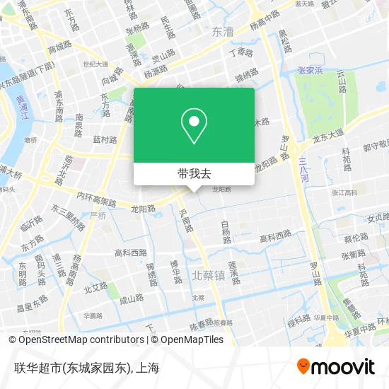 联华超市(东城家园东)地图