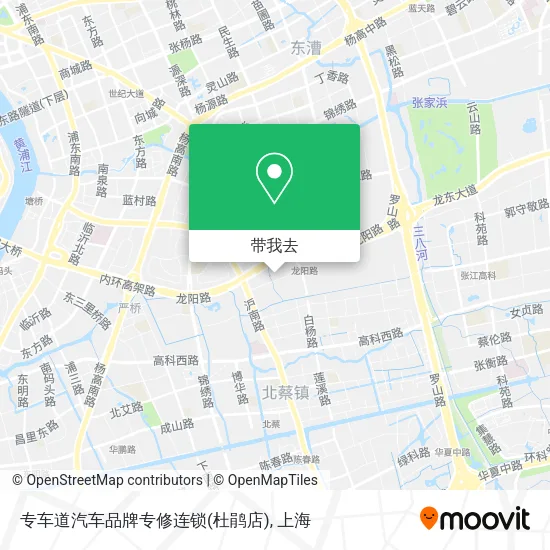 专车道汽车品牌专修连锁(杜鹃店)地图