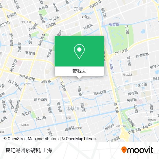 民记潮州砂锅粥地图