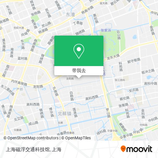 上海磁浮交通科技馆地图