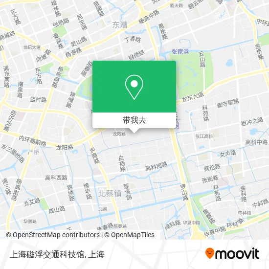 上海磁浮交通科技馆地图