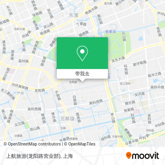 上航旅游(龙阳路营业部)地图