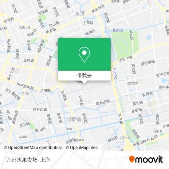 万邦水果卖场地图