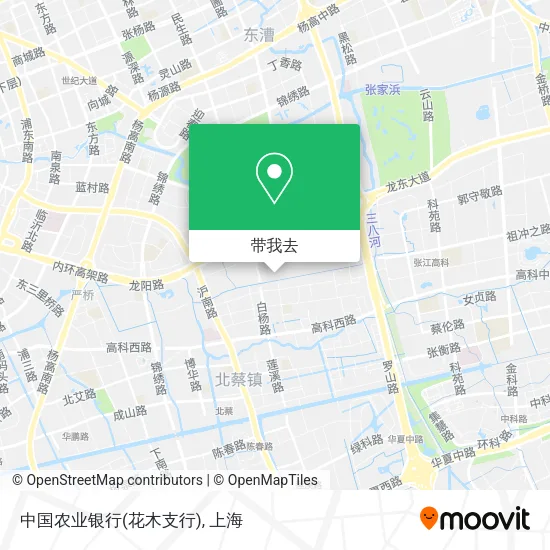 中国农业银行(花木支行)地图