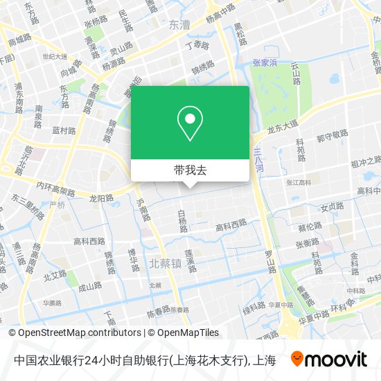中国农业银行24小时自助银行(上海花木支行)地图