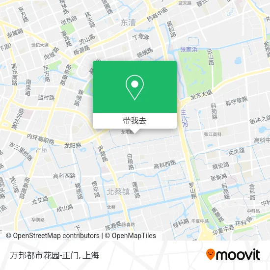 万邦都市花园-正门地图