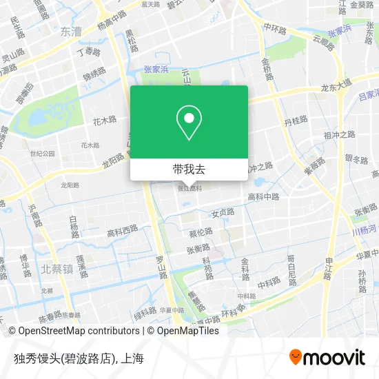 独秀馒头(碧波路店)地图
