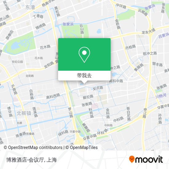 博雅酒店-会议厅地图