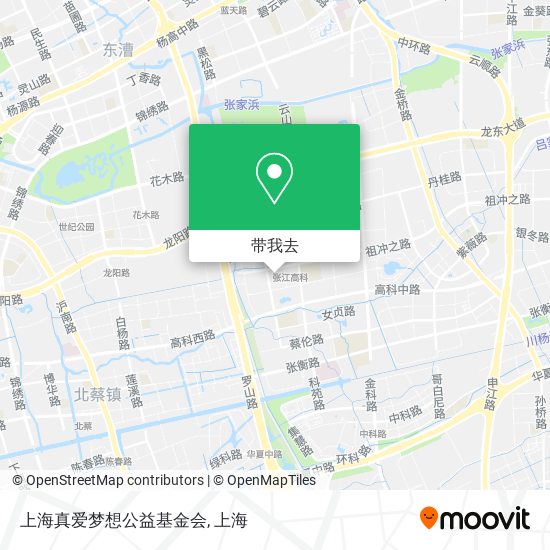 上海真爱梦想公益基金会地图