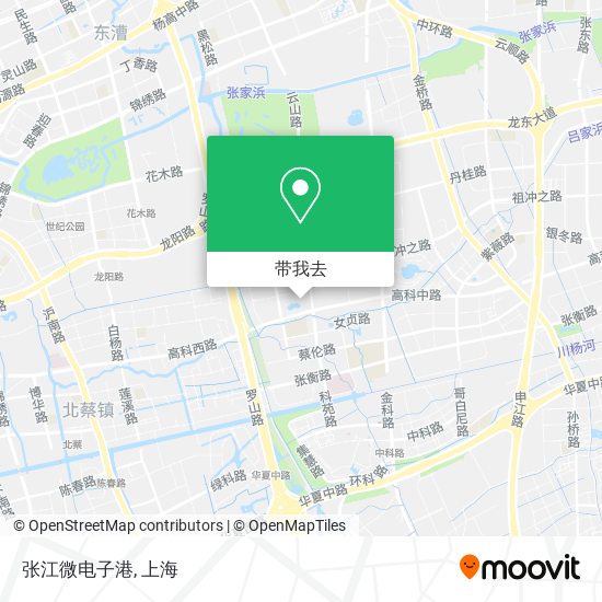 张江微电子港地图