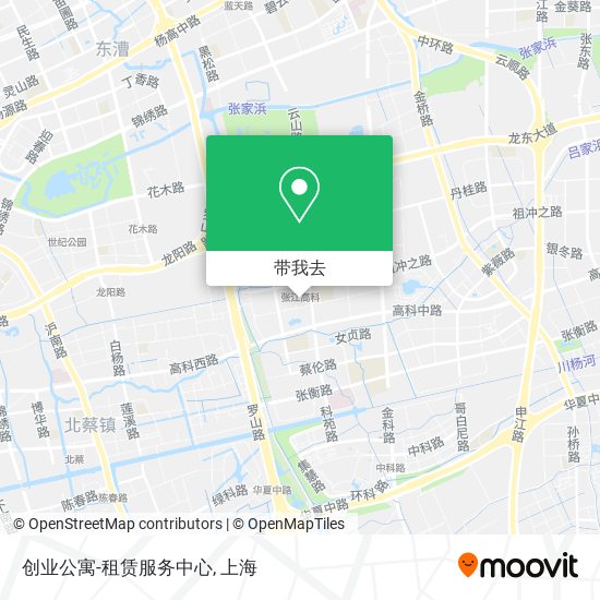 创业公寓-租赁服务中心地图
