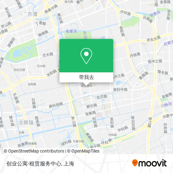 创业公寓-租赁服务中心地图