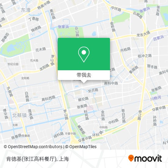 肯德基(张江高科餐厅)地图