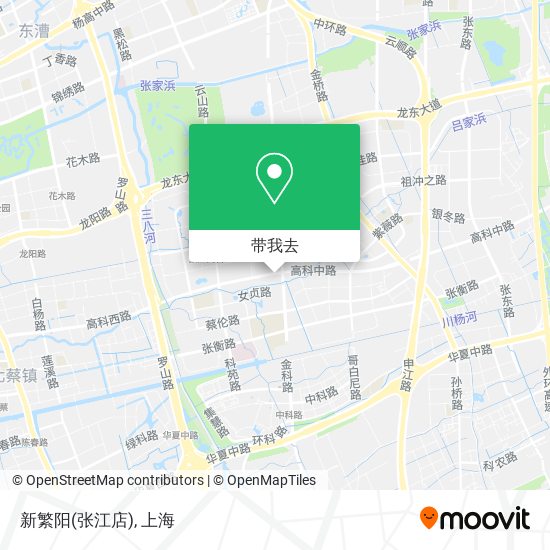 新繁阳(张江店)地图