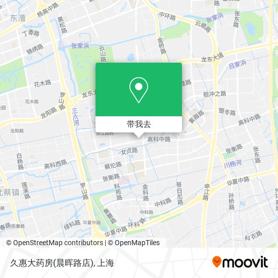 久惠大药房(晨晖路店)地图