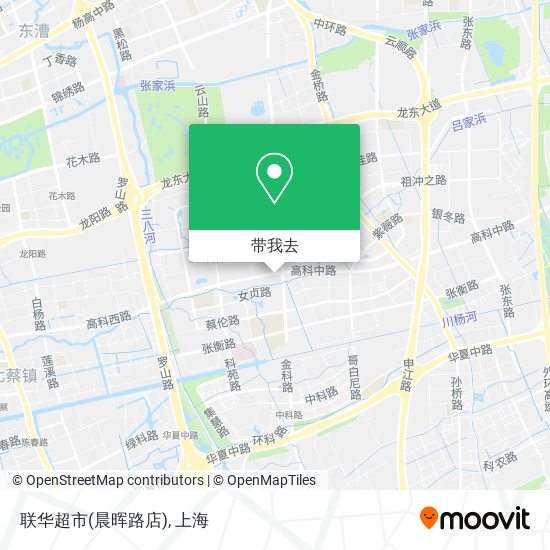 联华超市(晨晖路店)地图