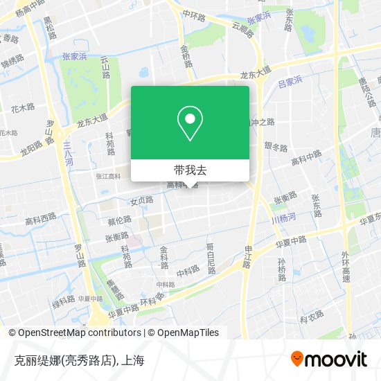 克丽缇娜(亮秀路店)地图