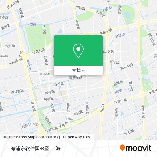 上海浦东软件园-R座地图