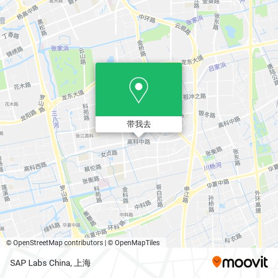 SAP Labs China地图