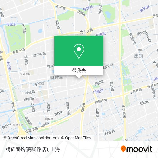 桐庐面馆(高斯路店)地图