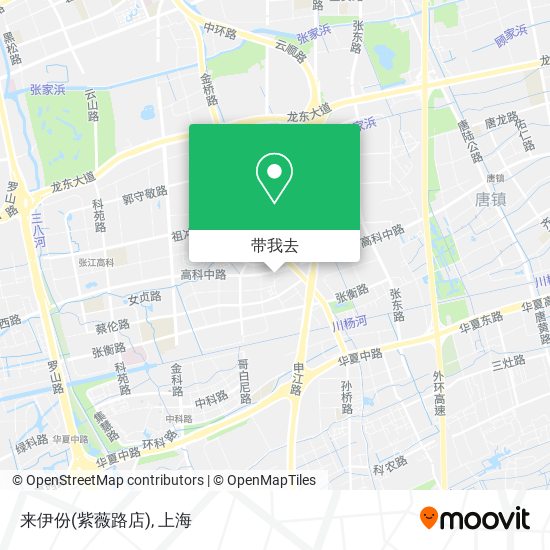 来伊份(紫薇路店)地图