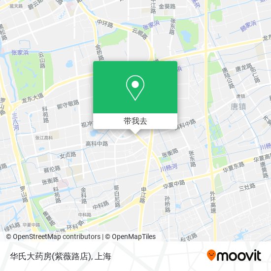 华氏大药房(紫薇路店)地图