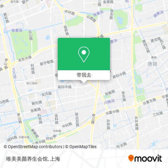 唯美美颜养生会馆地图