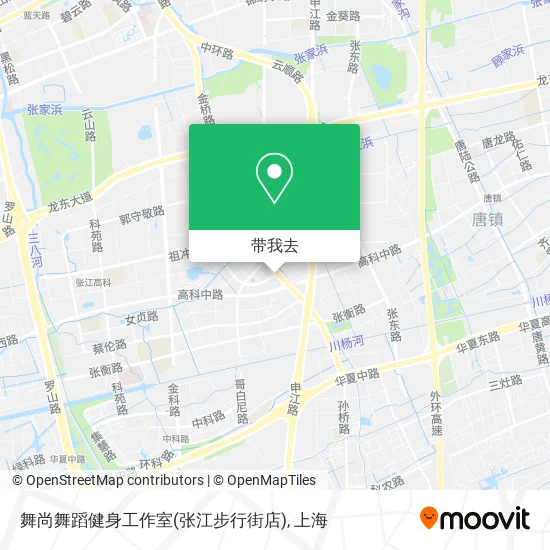 舞尚舞蹈健身工作室(张江步行街店)地图