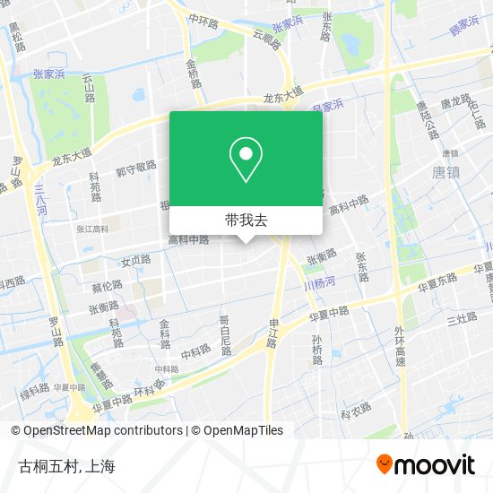 古桐五村地图