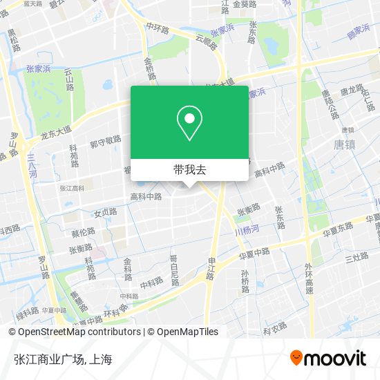 张江商业广场地图
