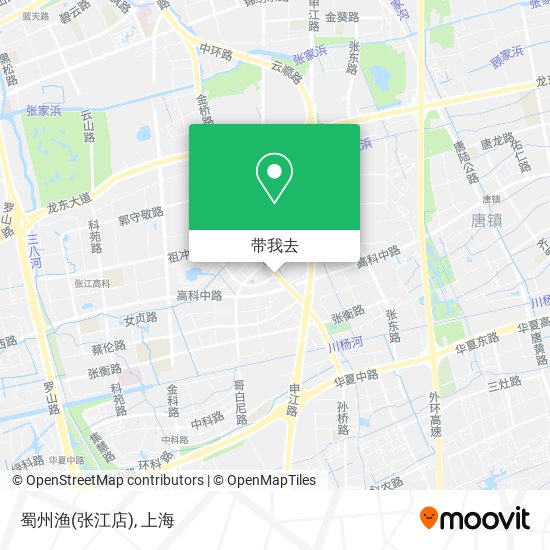 蜀州渔(张江店)地图