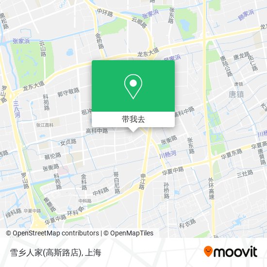 雪乡人家(高斯路店)地图